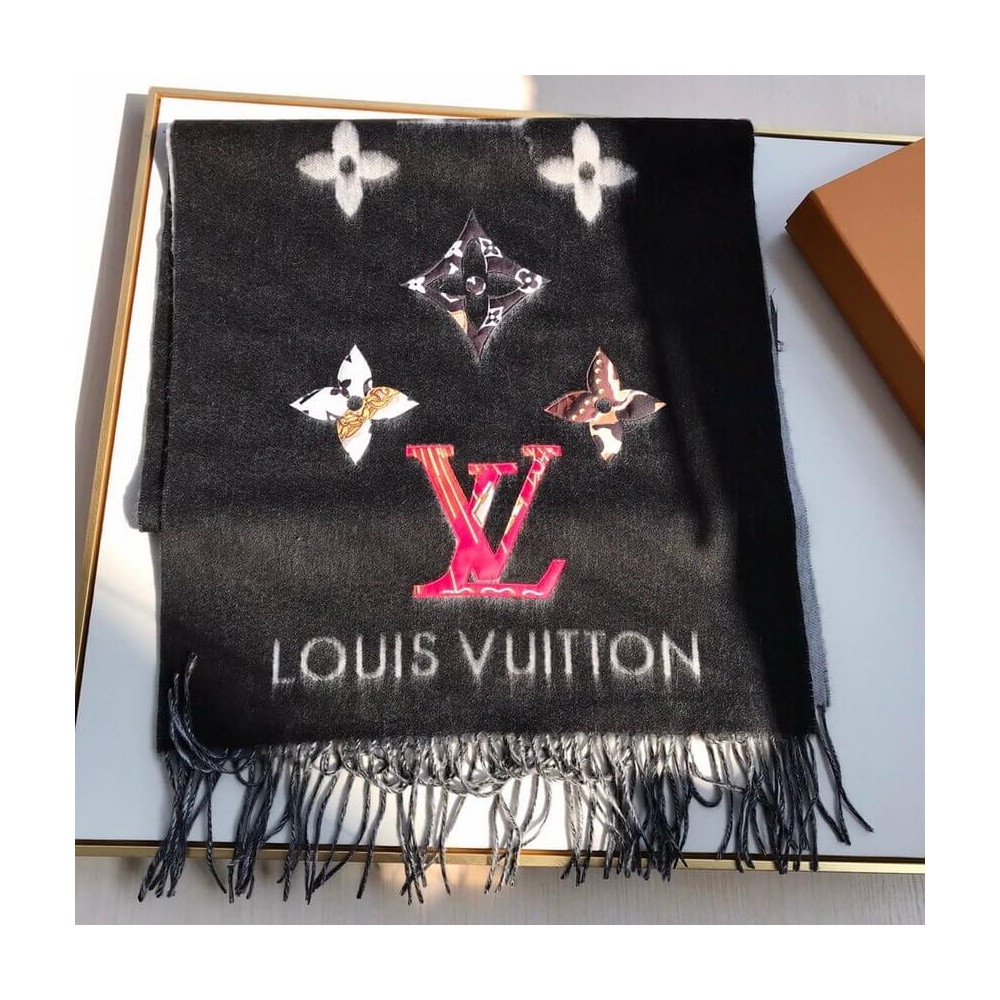 Louis Vuitton Be Mindful Reykjavik Scarf M76160 Black