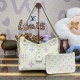 Louis Vuitton CarryAll PM M24141 Latte/Bubble Tea Purple