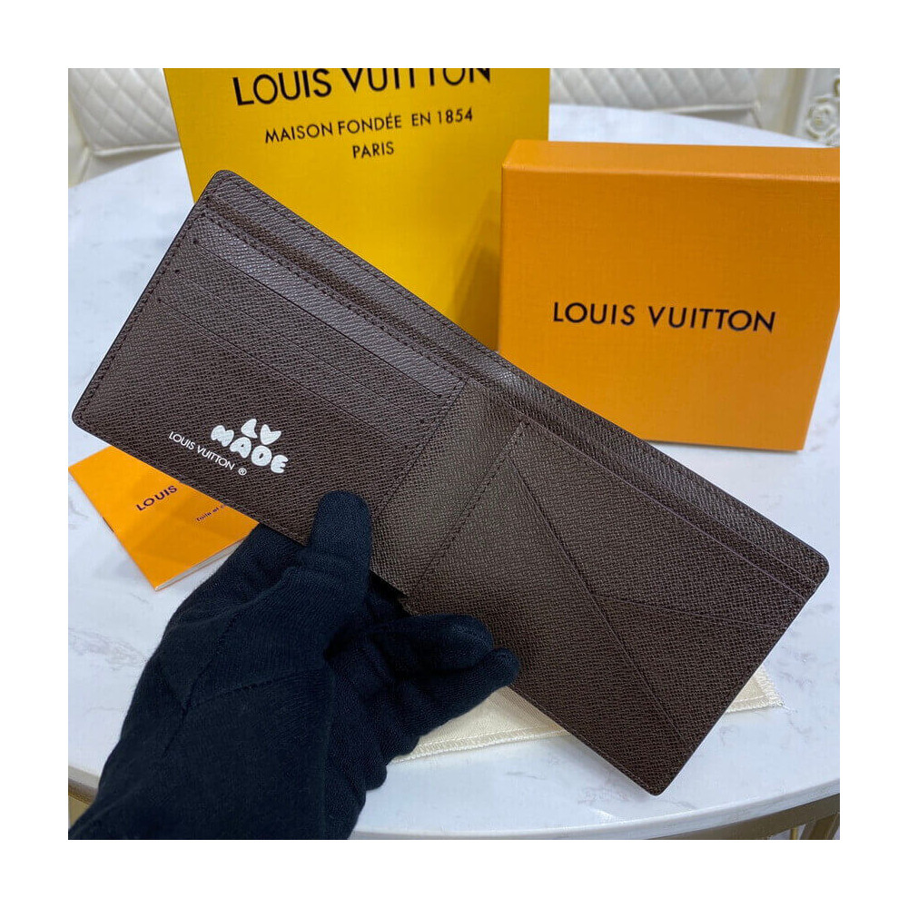 Louis Vuitton Monogram Stripes Multiple Wallet M81108