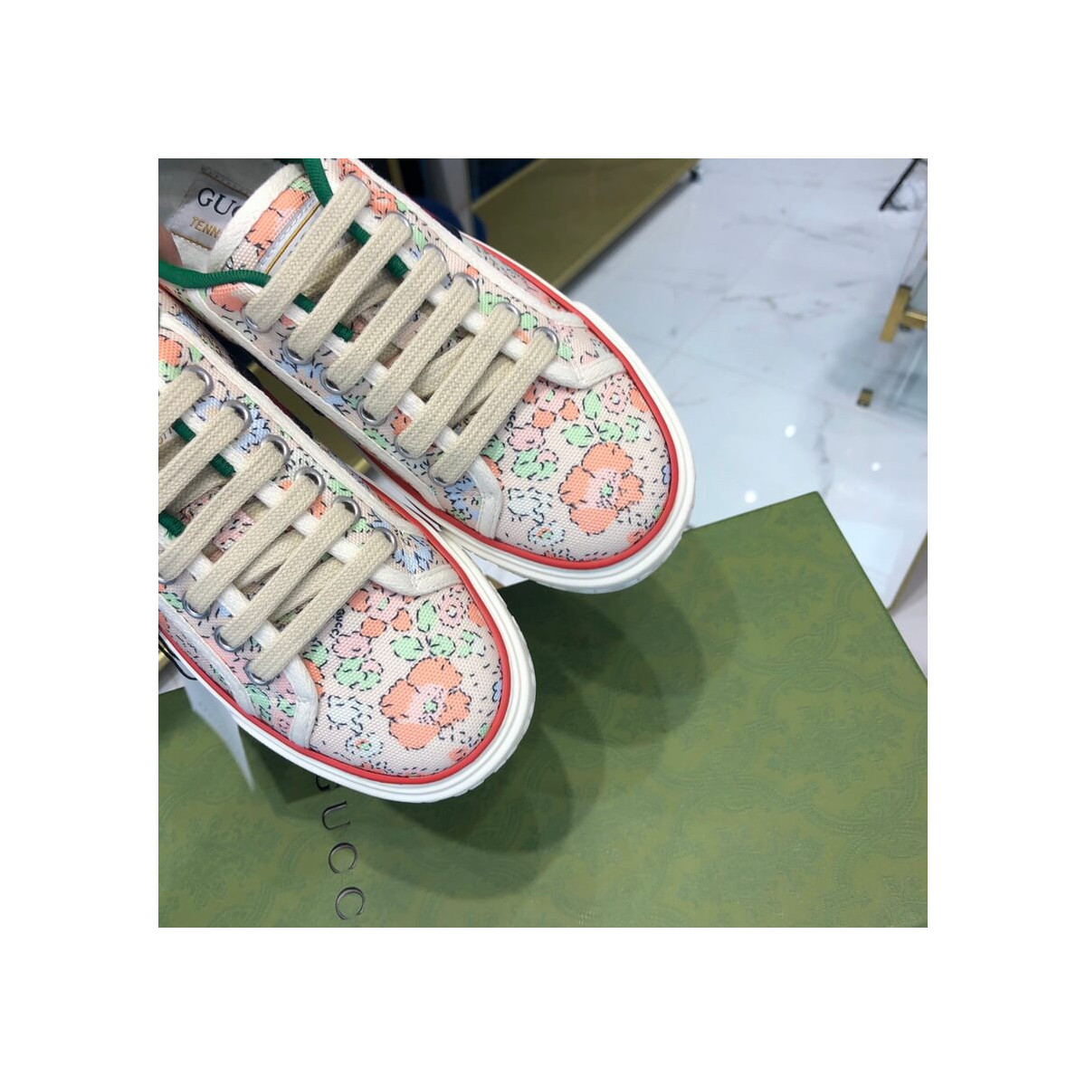 Gucci Tennis 1977 Liberty London Sneaker 606110