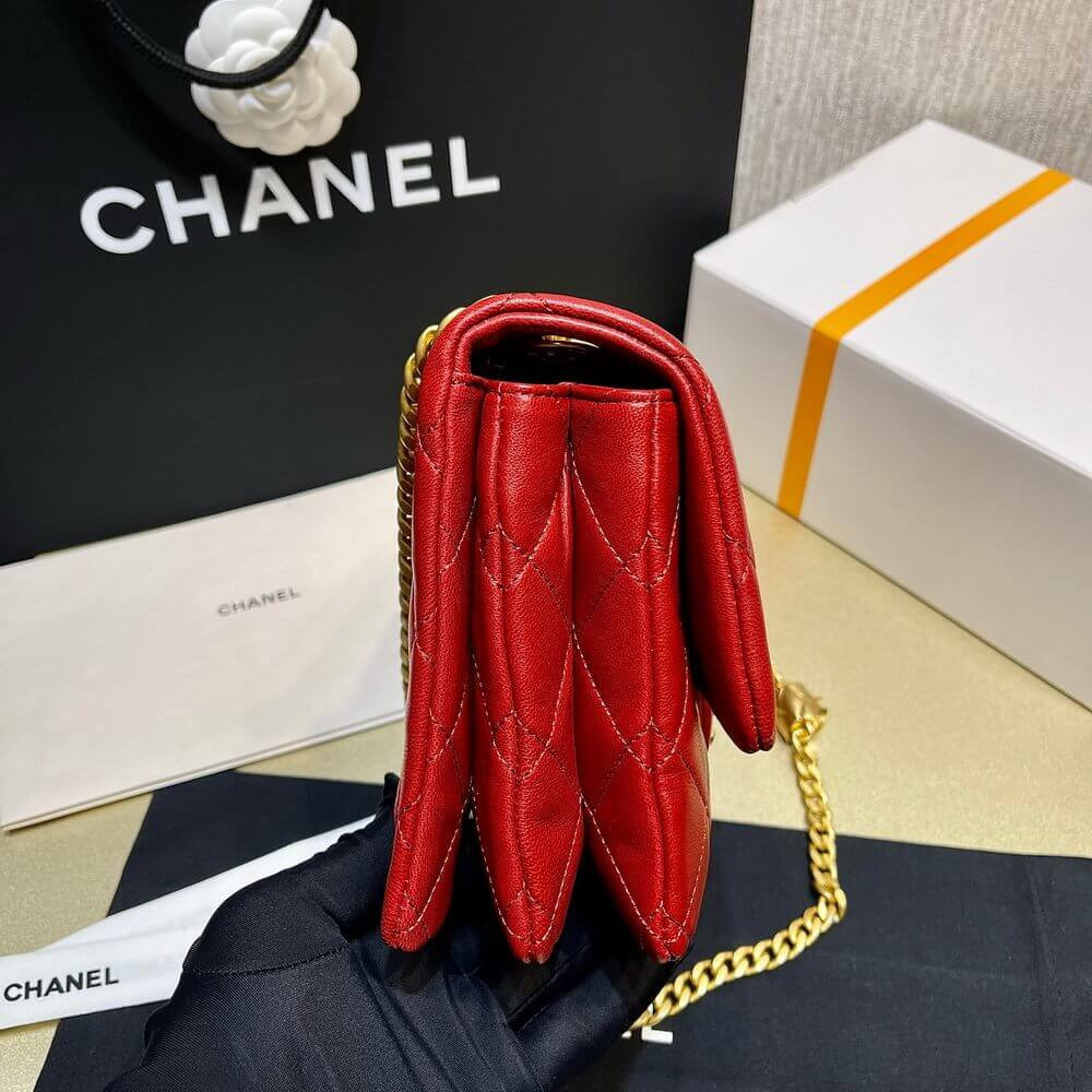 Chanel Lambskin Flap Bag AS3609