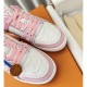 Louis Vuttion LV Trainer Sneaker Pink 1ABOEK