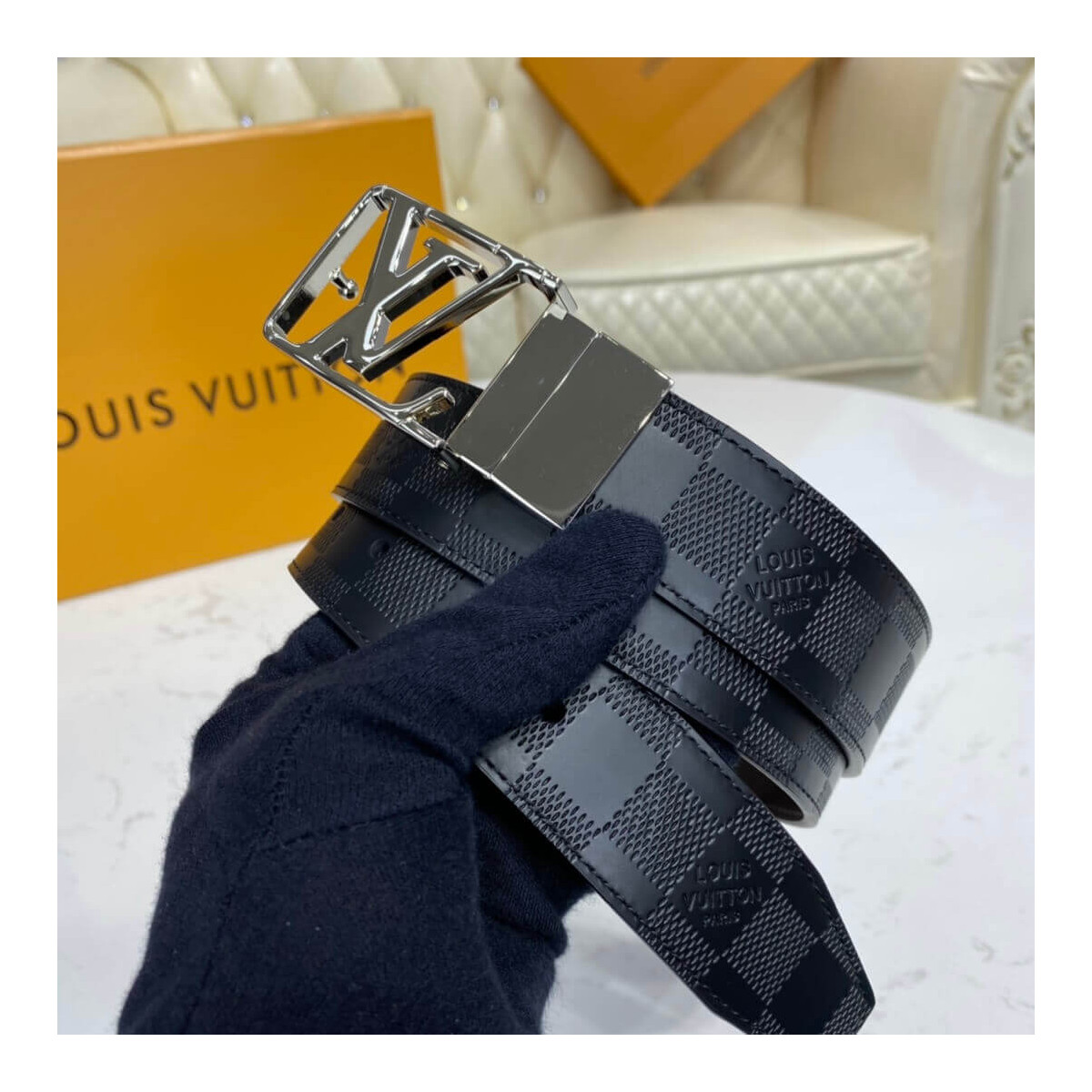 Louis Vuitton Damier Infini 35mm Belt M0029V