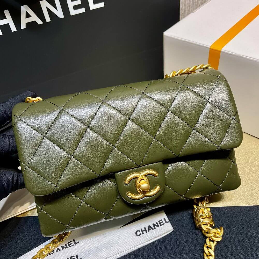 Chanel Lambskin Small Flap Bag AS3393