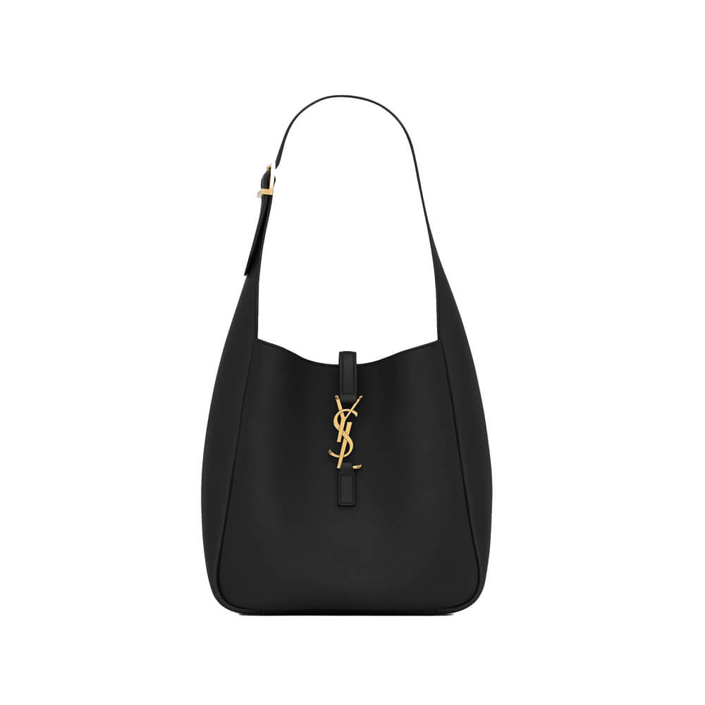 Saint Laurent Small Le 5 A 7 Hobo Bag in Grained Leather 753938