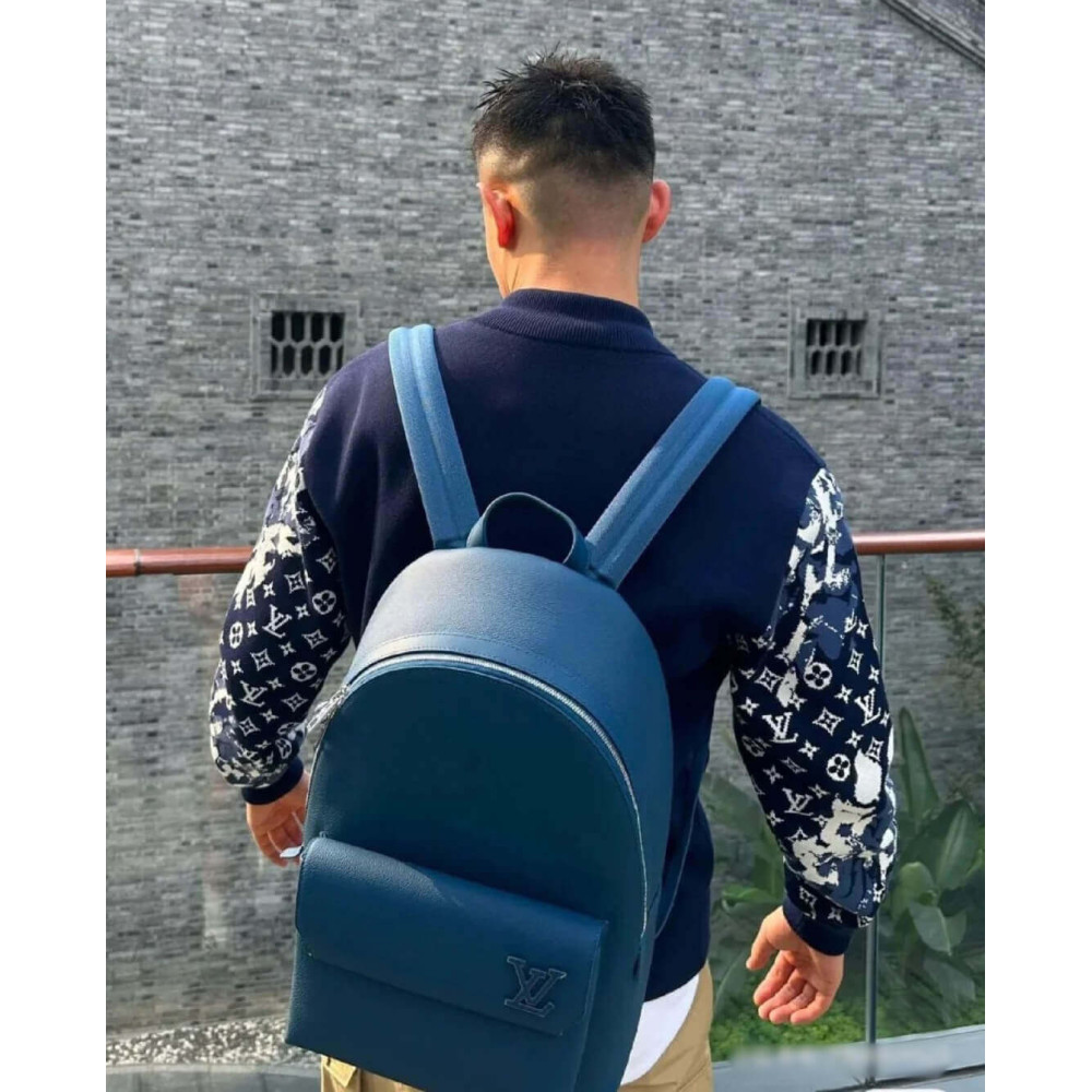 Louis Vuitton Takeoff Backpack M57079 Dark Blue