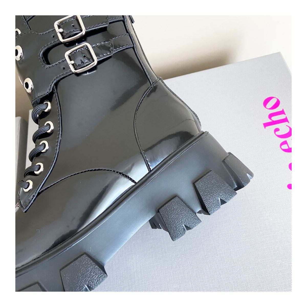 Lost In Echo Belt Platform Boots