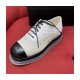 Chanel Calfskin Lace-Ups G37238 White