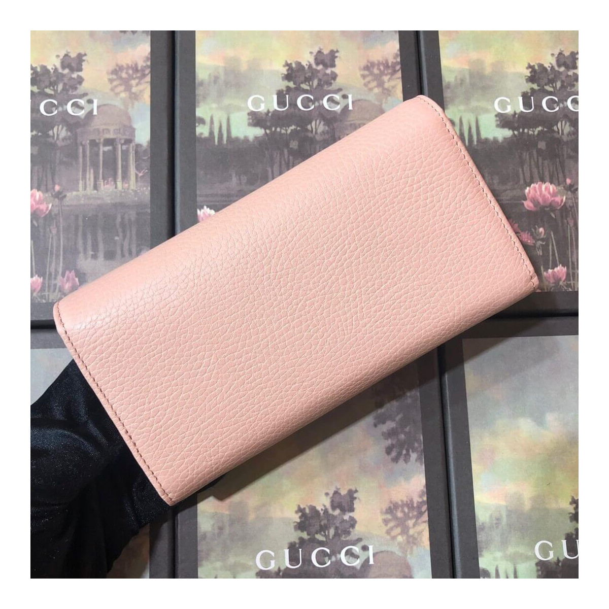 Gucci Leather Continental Wallet 456116