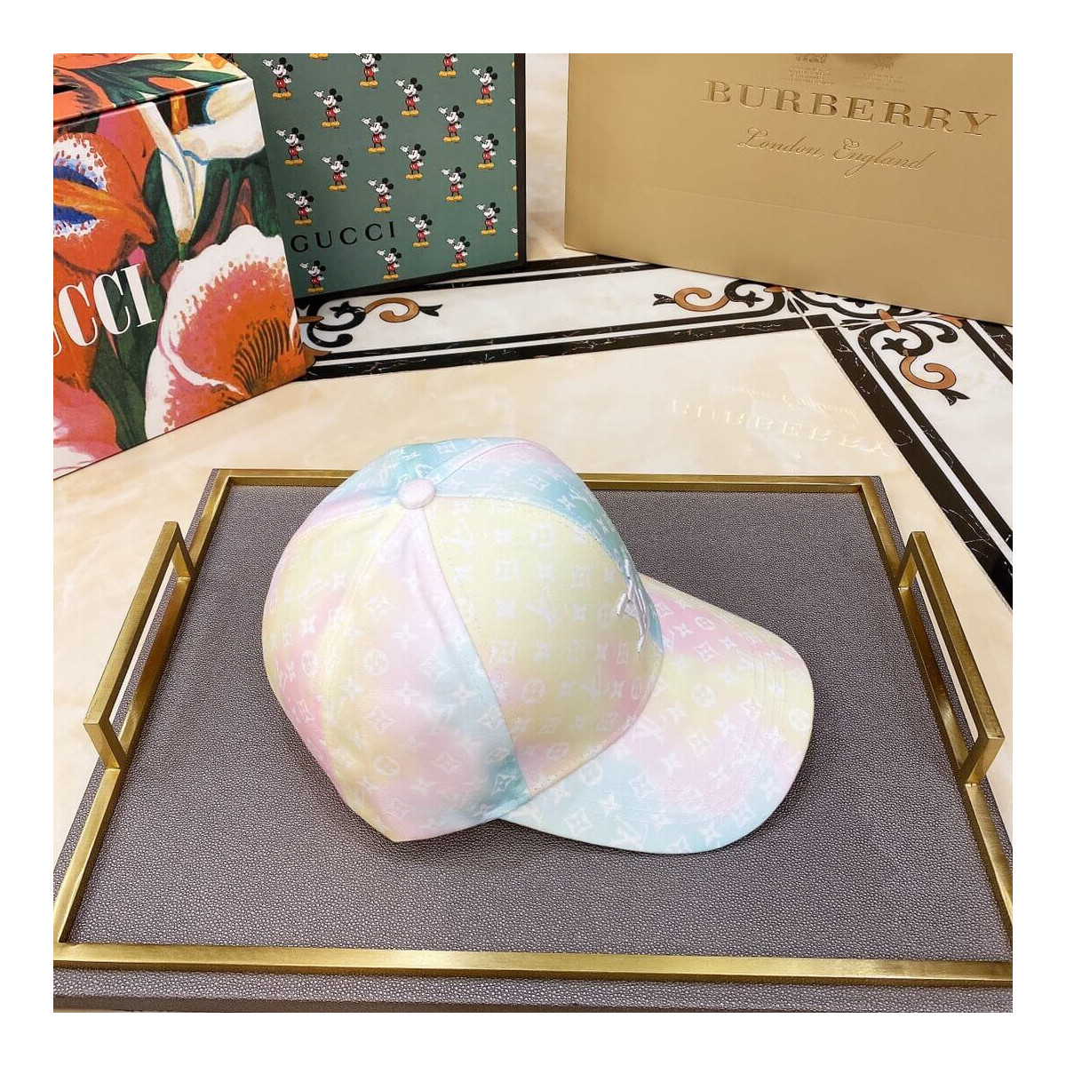 Louis Vuitton LV Escale Monogram Baseball Hat M76232