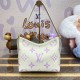 Louis Vuitton CarryAll PM M24141 Latte/Bubble Tea Purple