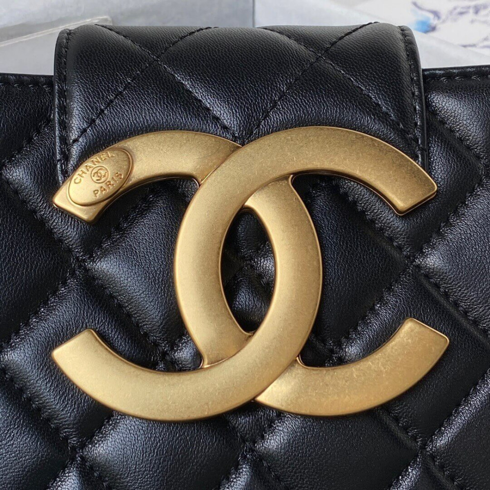 Chanel 24C Quilted Lambskin Shoulder Bag AS4596