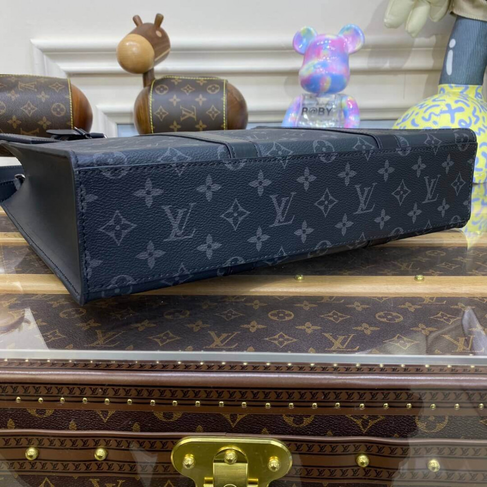 Louis Vuitton Monogram Eclipse Canvas Sac Plat M46452