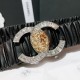 Chanel Elastic Waistbelt Black AA9142