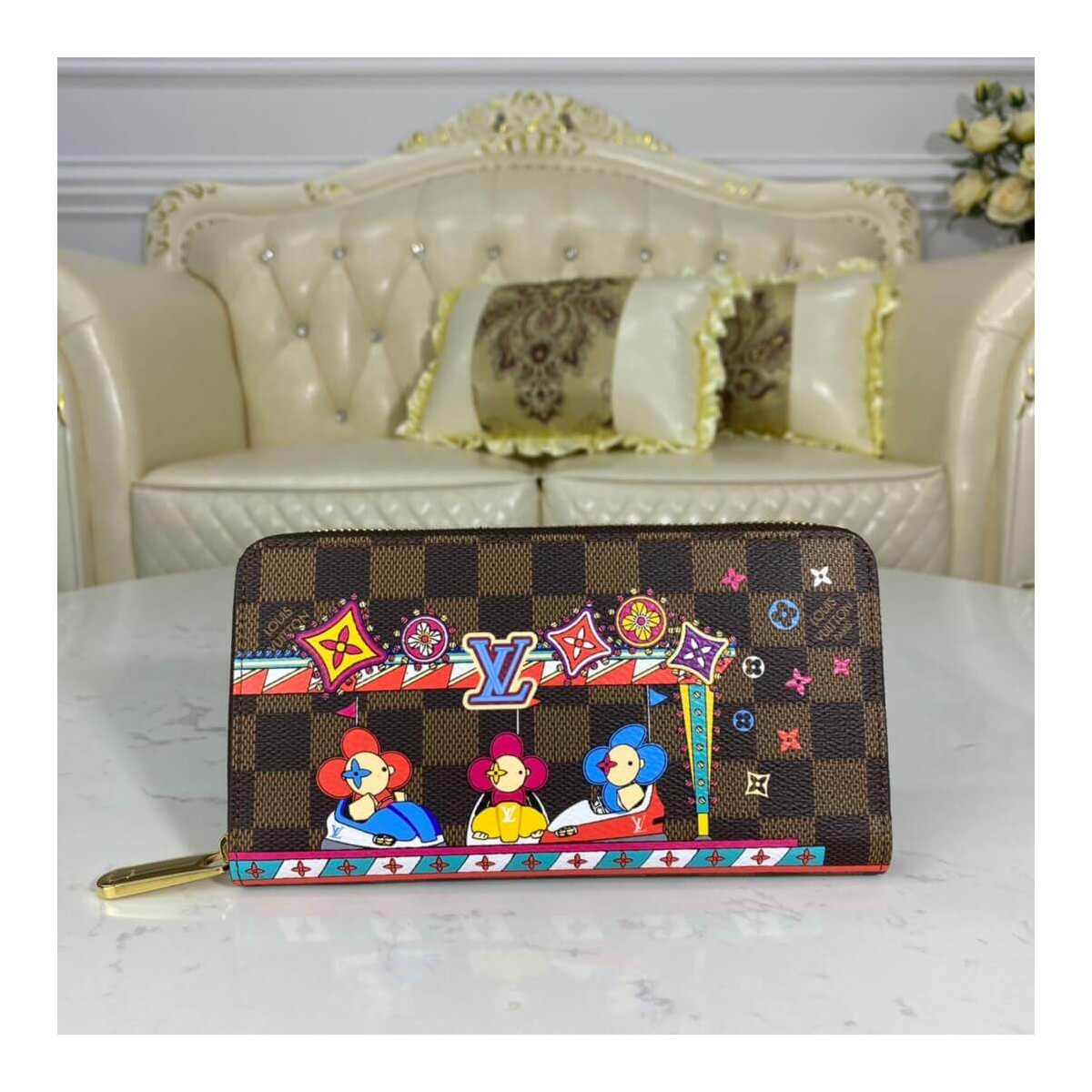 Louis Vuitton Christmas Animation 2020 Zippy Wallet N60403