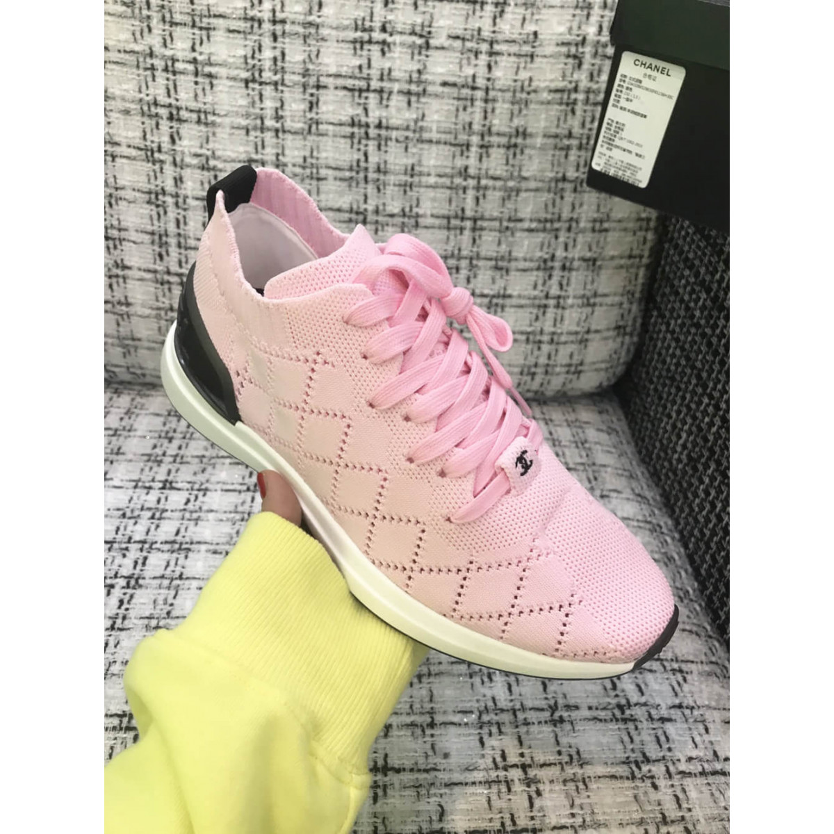 Chanel Mixed Fibers Sneakers G35549