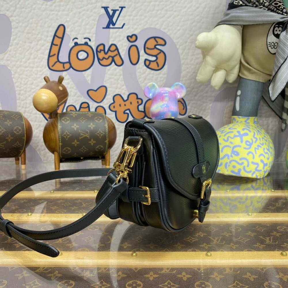 Louis Vuitton Epi Leather Saumur BB Bag M23469 Black