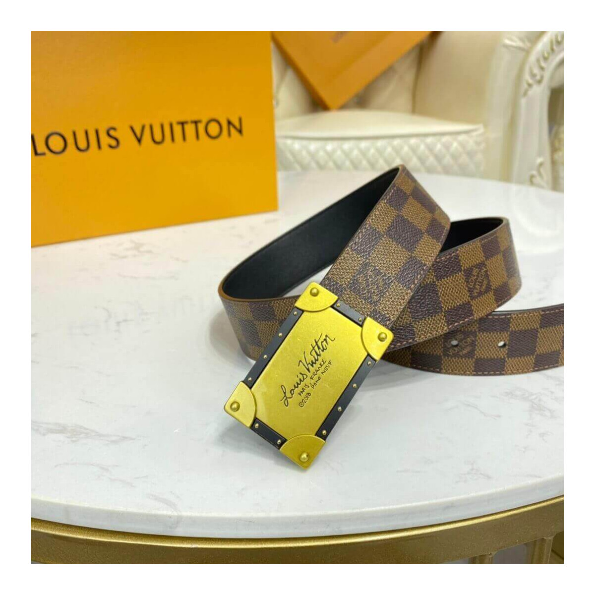 Louis Vuitton Neo Trunk 40mm Reversible Belt M0185U