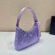 Prada Satin Mini-Bag With Artificial Crystals 1NE515