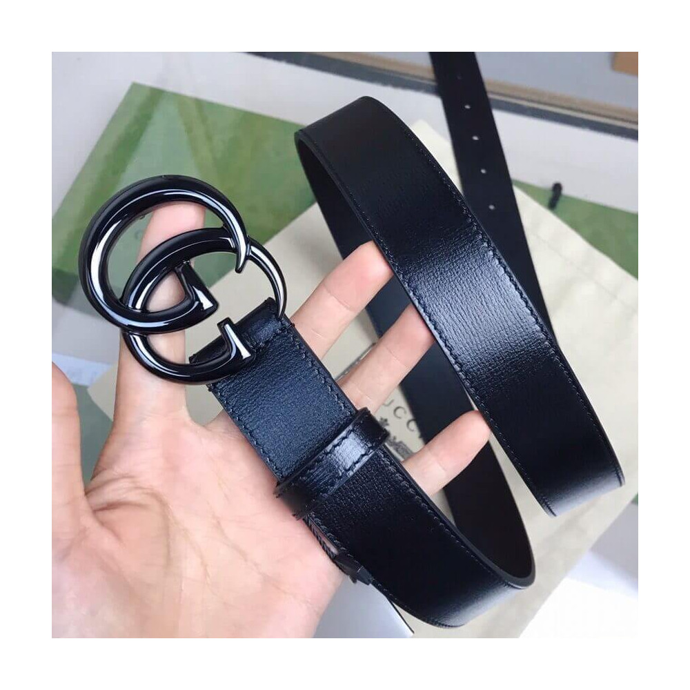 Gucci GG Marmont 30mm Thin Belt 414516 Black