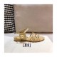 Chanel Lambskin CC Logo Sandals G36958