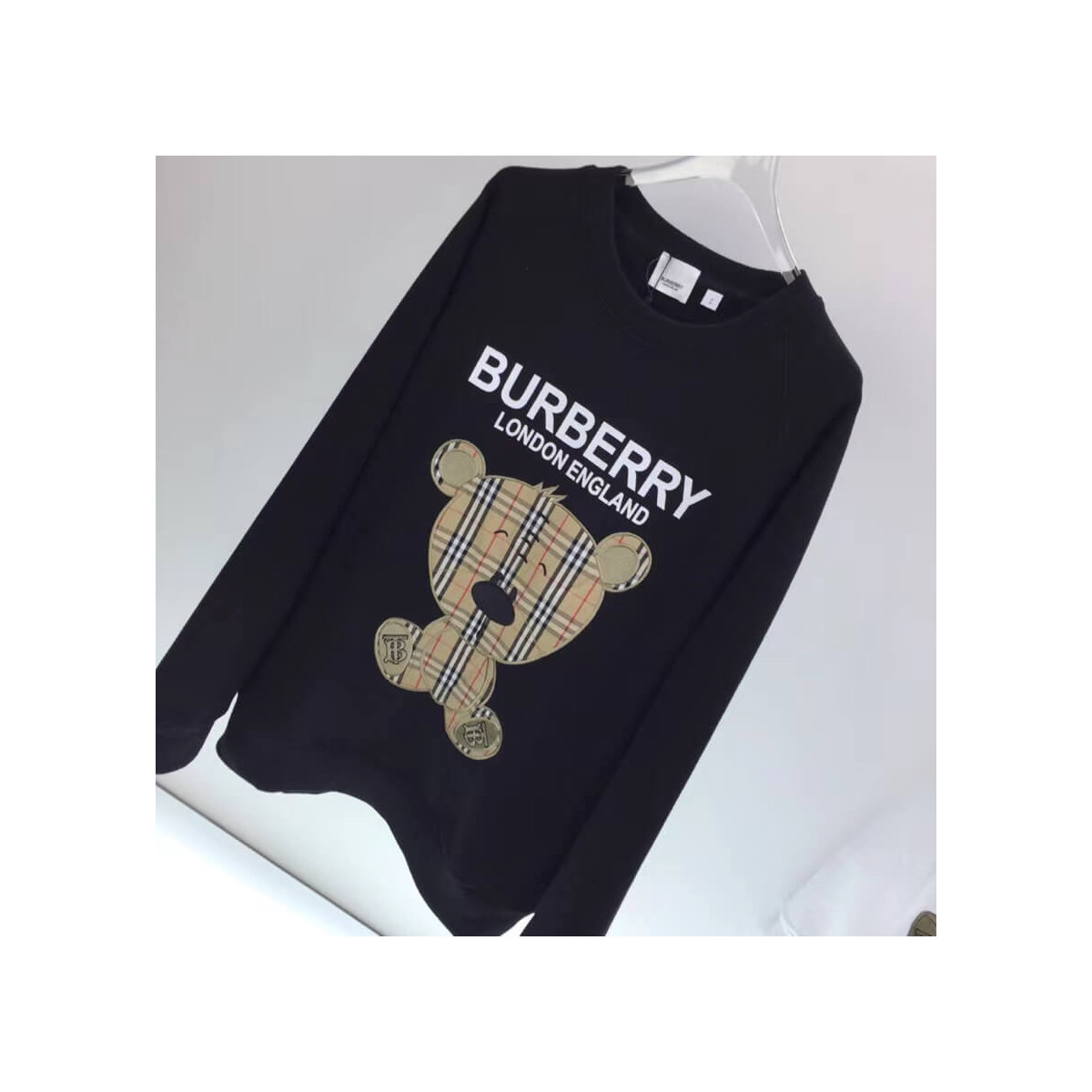 Burberry Thomas Bear Appliqué Cotton Sweatshirt P804