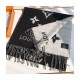 Louis Vuitton Studdy Reykjavik Scarf M71588 Black