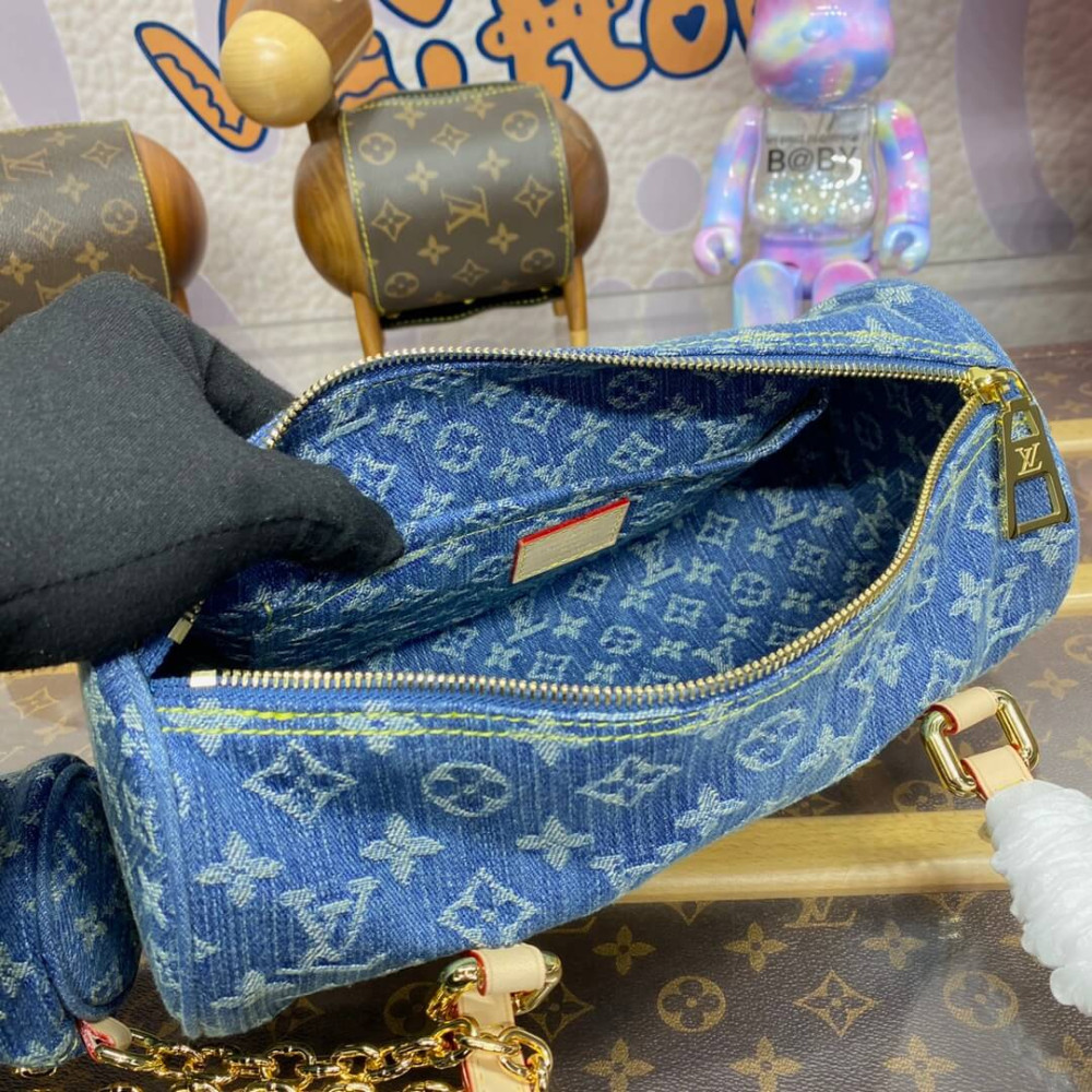 Louis Vuitton Monogram Denim Papillon Bag M46830