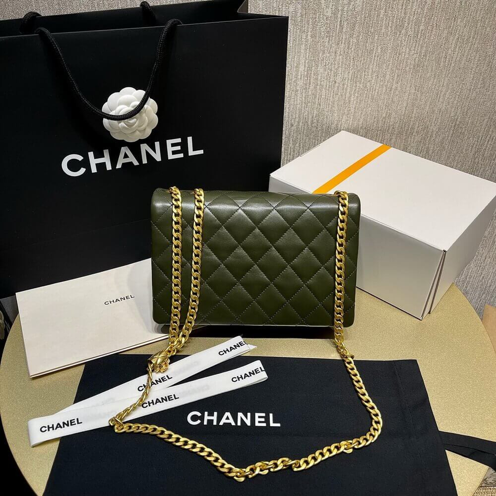 Chanel Lambskin Flap Bag AS3609