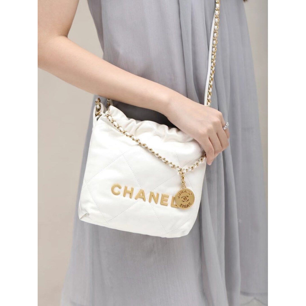 Chanel 22 Mini Bag in Shiny Calfskin AS3980