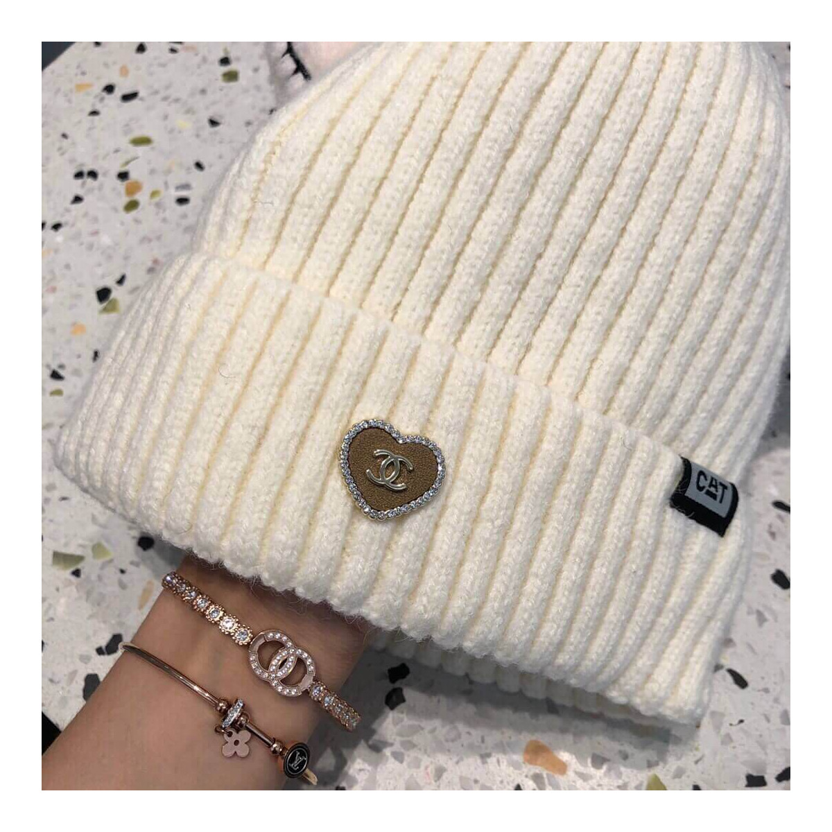 Chanel Cat Ears Wool Hat D016