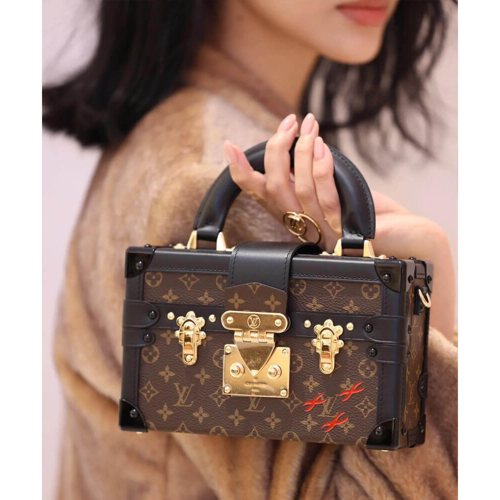 Louis Vuitton Monogram Petite Malle Capitale M46755