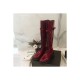 Ann Demeulemeester Patent Tall Lace-Up Boots A142