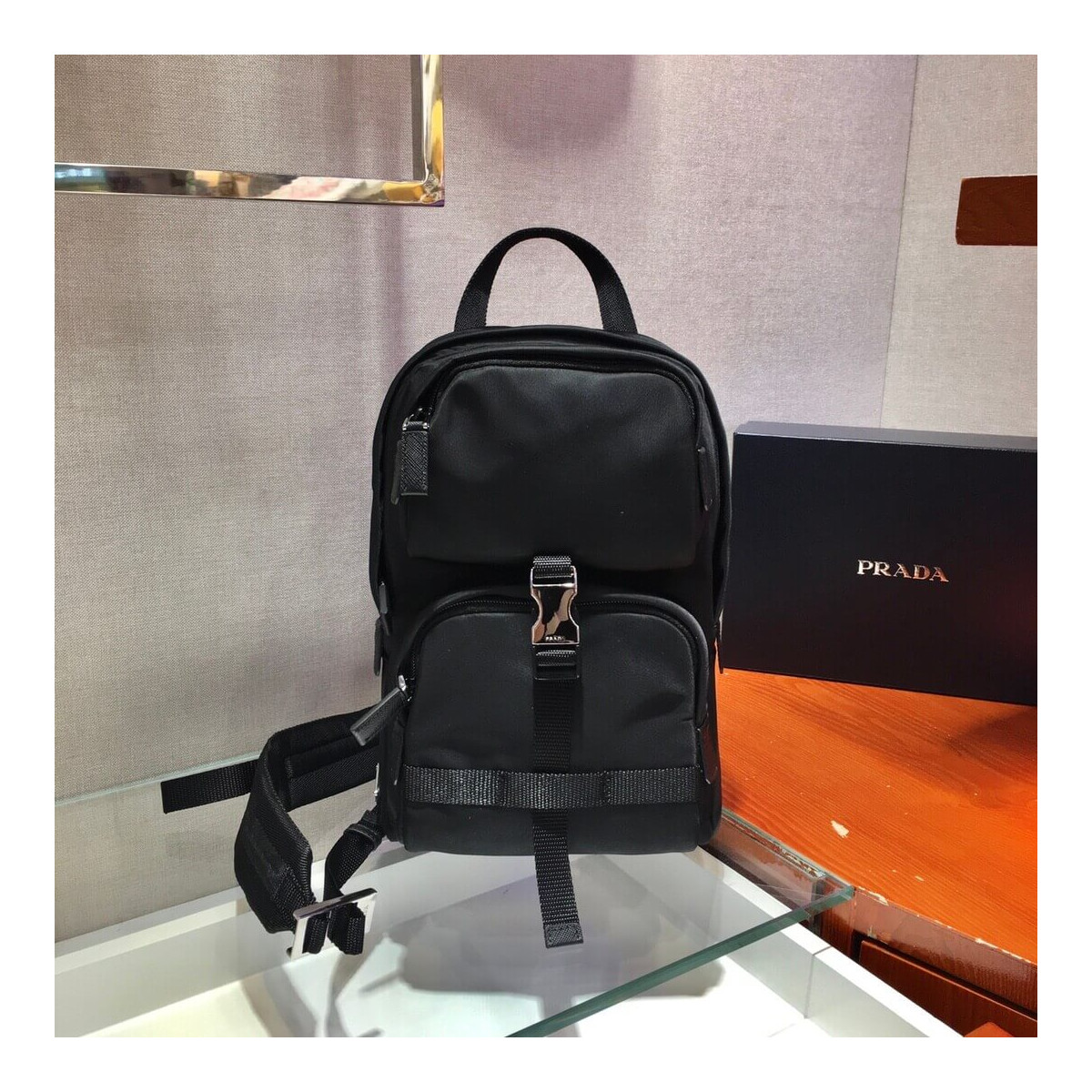 Prada Nylon Backpack 2VZ013