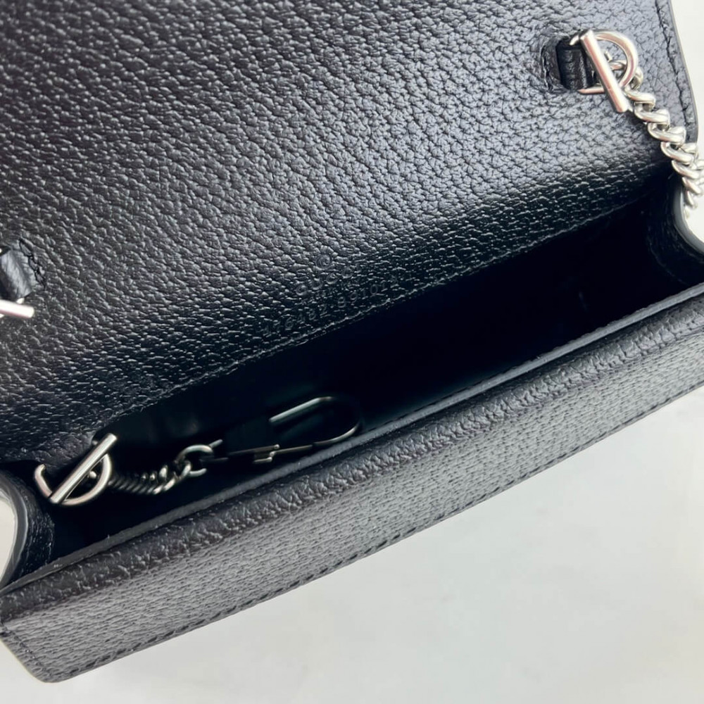 Gucci Dionysus GG Super Mini Bag 476432 in Black