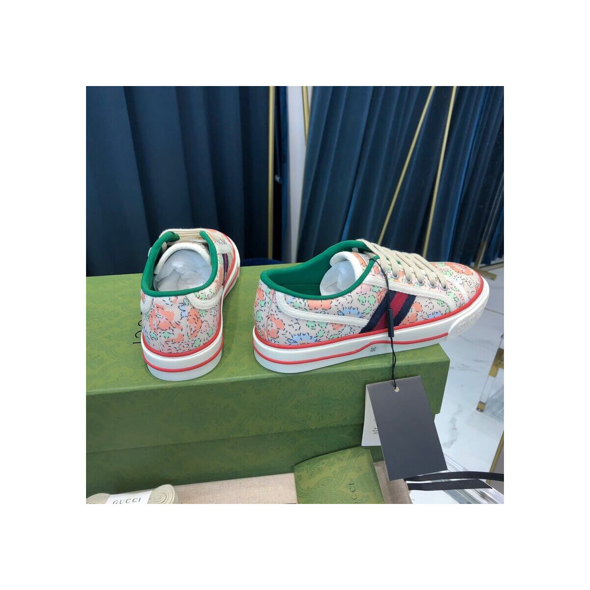 Gucci Tennis 1977 Liberty London Sneaker 606110