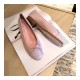 Chanel Crocodile Patent CC Cap Toe Flats Ballerinas G02819