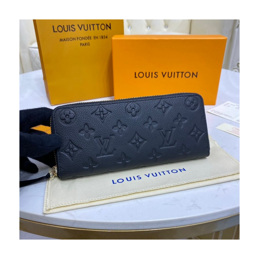 Louis Vuitton Monogram Empreinte Leather Clemence Wallet M60171