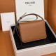 Celine Teen Triomphe Bag In Shiny Calfskin 188423