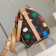 LV x YK Speedy Bandouliere 25 with 3D Painted Dots Print M46433