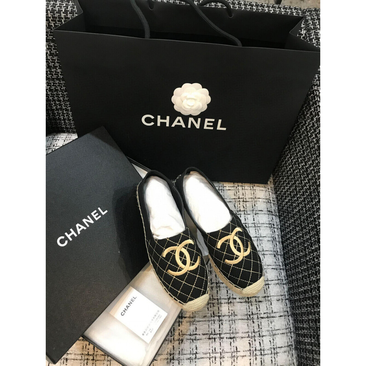 Chanel Quilted Espadrilles G32910