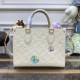 LV x YK OnTheGo PM with Flower Marquetry M21732