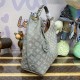 Louis Vuitton Mahina Leather Carmel Bag M23396 Grey