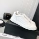 Chanel Logo Low Top Sneakers White G38808