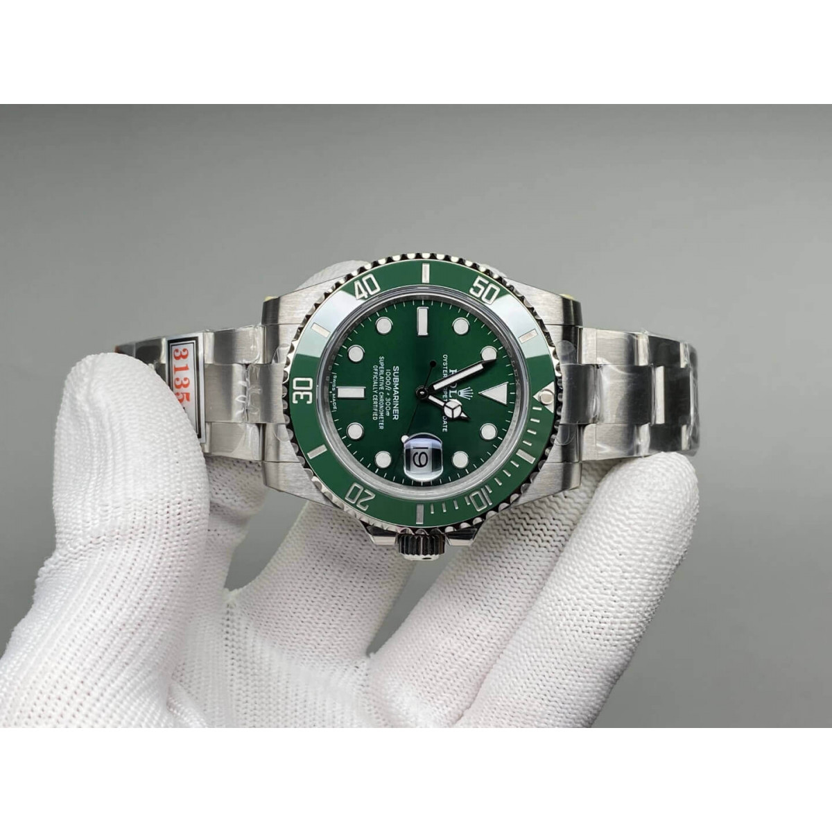 Rolex Submariner Date Watch Green M1166