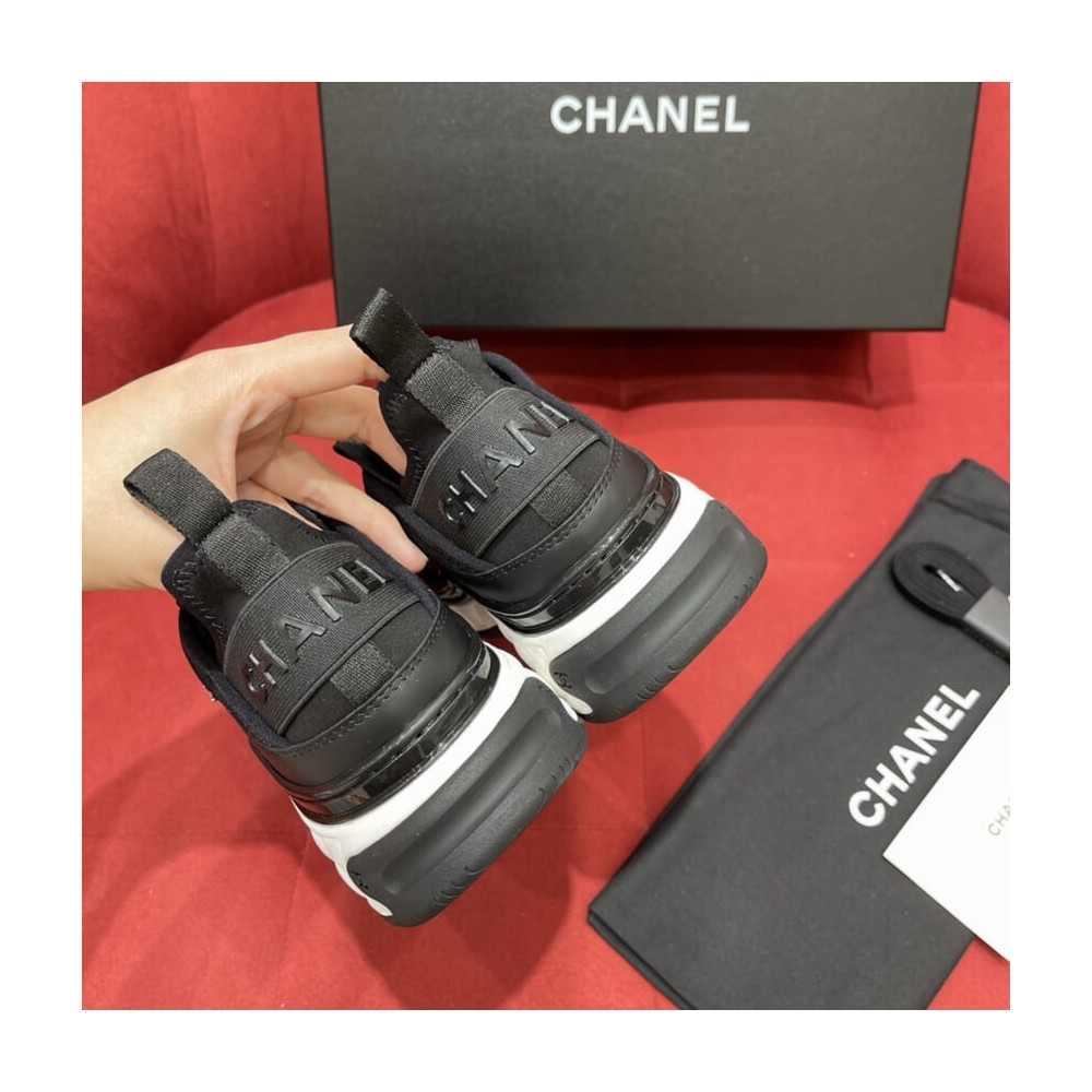 Chanel Velvet Calfskin Sneakers G35617