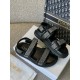 Christian Dior Dioract Sandal with Silver-Tone Strass KCQ567