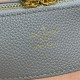 Louis Vuitton Mahina Leather Bella Tote M23395 Gray