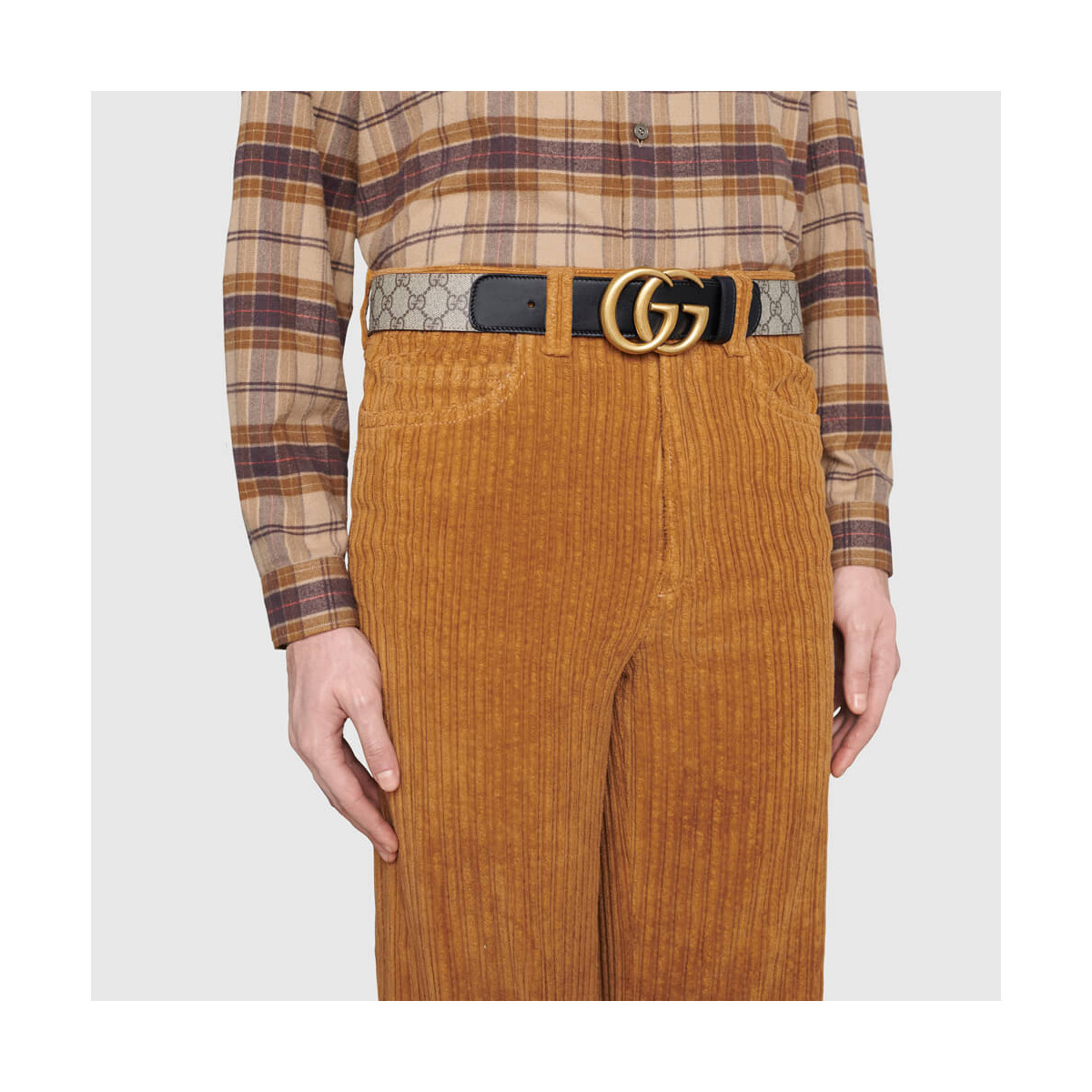 Gucci GG Belt With Double G Buckle 400593