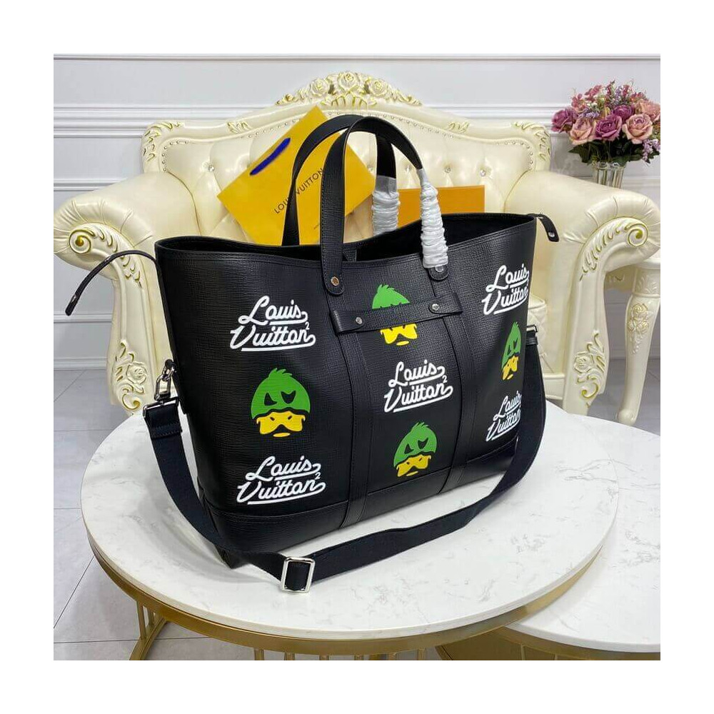 Louis Vuitton x Nigo Tote Journey M59373 Black